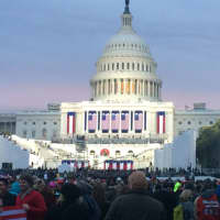 <p>Former Weston First Selectman Woody Bliss snapped this early morning shot of the U.S. Capitol Building shortly before Donald Trump was sworn into office.</p>
