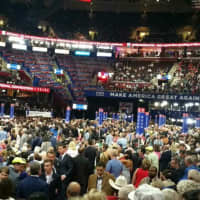 <p>The Quicken Loans Arena in Cleveland is packed for the convention.</p>