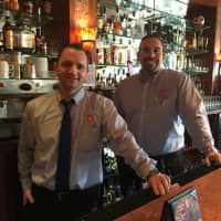 <p>Leo Matathia and Gene Bazzarelli in Franco&#x27;s Metro Restaurant &amp; Bar in Fort Lee. </p>
