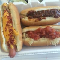 <p>Toppings are homemade at Hank&#x27;s Franks in Lodi.</p>