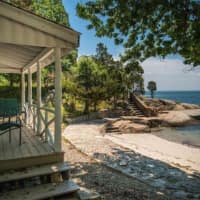 <p>The 63-acre Great Island estate for sale in Darien includes several beach cottages.</p>