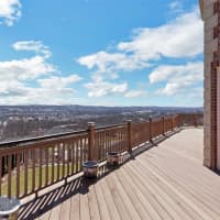 <p>It features a wrap-around porch and beautiful views.</p>