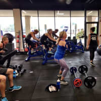 <p>F45 combines strength and cardio training for a rigorous workout.</p>