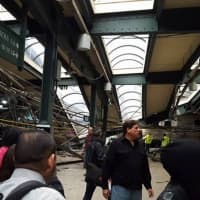 <p>Julie K. of Ridgewood said she was at the station when the crash occurred.</p>