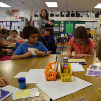 <p>Students study works of nonfiction in their assignment at Bronxville Elementary School.</p>