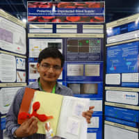 <p>Ossining High School senior Yasir Khan received a silver medal at the recent ninth annual International Sustainable World (Energy, Engineering and Environment) Project in Houston.</p>