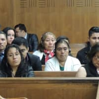 <p>Sandra Munoz-Molina&#x27;s loved ones in the Hackensack courtroom today.</p>