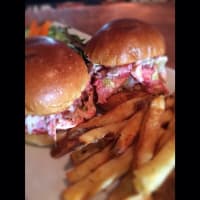 <p>Pomme frites go good with lobster sliders and other fancy fare at Le Jardin du Roi in Chappaqua.</p>