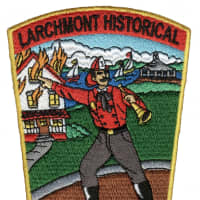<p>A copy of the badge of the historical firefighters which includes the uniform close to what Civil War Corporal Nicholas Hoyt might have worn.</p>