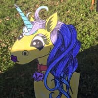 <p>Children at the Ryerson Elementary School fashioned a unicorn in Lily&#x27;s memory.</p>