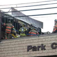 <p>Firefighters kept the blaze from spreading beyond the building.</p>