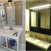 <p>Master bathroom before and after.</p>
