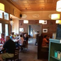 <p>Brick walls and wooden floors make McKinney &amp; Doyle a cozy place to have brunch.</p>