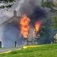 <p>House fire in Conoy Township.</p>