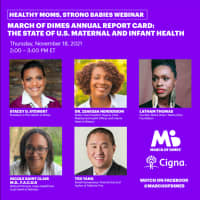 <p>You can catch the webinar &quot;Healthy Moms, Strong Babies&quot; live at facebook.com/marchofdimes.</p>