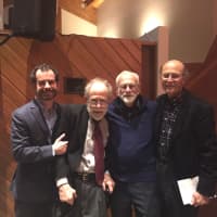 <p>At the recent Parkinson&#x27;s disease fundraiser in Rye were, from left, Jonathan Eger and Dr. David Eger, both of White Plains; John Stine of New York and Alan Weiner of Yonkers. The annual event raised more than $30,000.</p>