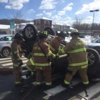 <p>Emergency personnel responded to a rollover accident Monday around lunch time on Route 6 in Bethel.</p>