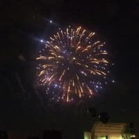 <p>The Nanuet fireworks show leaves the crowd of hundreds awestruck.</p>