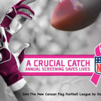 <p>Starting Saturday, over 200 New Canaan Flag Football players will be showing support of Breast Cancer Awareness Month by wearing pink items. </p>