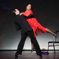 <p>Judges Choice Award winner Nicole Faugno and her professional dance partner, David Thomas Moore.</p>