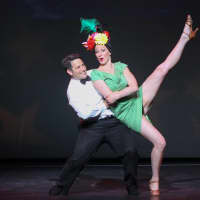 <p>Judge Choice Award winner Dr. Nolan Zeide and his professional dance partner Meredith Landphair.</p>