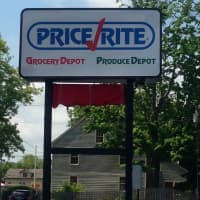 <p>The new sign has been installed at the PriceRite in Danbury.</p>