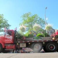 <p>This truck offered a bit of green in the sea of red, white and blue on Memorial Day. </p>