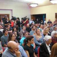 <p>Residents packed the New Castle Community Center Wednesday night to listen to guest speakers discuss recent worries about Coyotes in Chappaqua.</p>