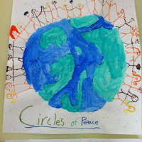 <p>Hilde Friderichs&#x27; two daughters drew posters for the Circles of Peace event, which will be included in Circle Art.</p>