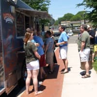 <p>A collection of food trucks also turned up to feed hungry shoppers at the Fairfield market, including LobsterCraft. </p>