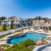 <p>The home at 38 Hunting Ridge in Wilton is co-listed by Sothebys International Greenwich and William Pitt Sothebys  International Realty Ridgefield.</p>