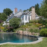 <p>The home at 240 Mt. Holly Road in Katonah has a pool perfect for entertaining.</p>
