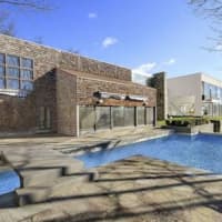 <p>A cool pool view of the home at 46 Old Roaring Brook Road in Katonah.</p>