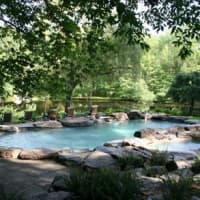 <p>A look at the pool at 82 Trinity Pass in Pound Ridge.</p>