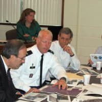 <p>U.S. Army Corp of Engineers representatives told officials it would make a decision by mid 2014 on how to proceed with flood mitigation in the Village of Mamaroneck.</p>