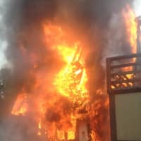 <p>Firefighters responded to a house fire at 202 Steep Hill Road in Weston on Thursday.</p>