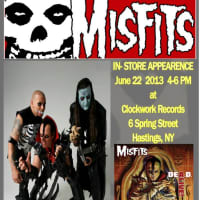 <p>Heavy metal band The Misfits will sign albums on June 22 at Clockwork Records in Hastings.</p>