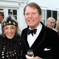 <p>Stephanie and Larry Flinn of Greenwich enjoy Family Centers&#x27; recent &quot;Gatsby on the Sound&quot; fundraiser.</p>