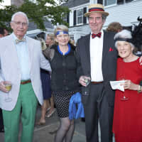 <p>Bruce Dixon, Anne Hubbard, Seeley Hubbard and Helen Dixon, all of Greenwich enjoy Family Centers&#x27; recent &quot;Gatsby on the Sound&quot; fundraiser.</p>