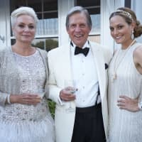<p>Laurie, Peter and Tory Grauer of Greenwich enjoy Family Centers&#x27; recent &quot;Gatsby on the Sound&quot; fundraiser.</p>