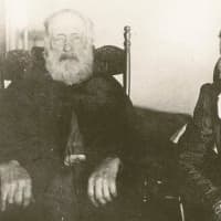 <p>John Scott (1827-1910) and Angeline Scott (1834-1925) were photographed at their home on Pound Ridge&#x27;s Trinity Pass Road.</p>