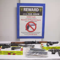 <p>Illegal firearms obtained through the Peekskill Police Department.</p>