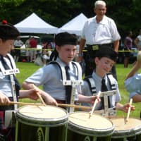 <p>Young drummers Saturday at the 90th annual Scottish Round Hill Highland Games at Cranbury Park in Norwalk.</p>