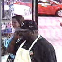 <p>The man in the above photo is wanted for questioning regarding a robbery in Norwalk on June 14. </p>