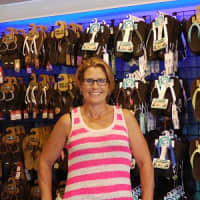 <p>Flip Flop Shop owner Karen Breault is a former Stamford teacher, but flip flops have always been a passion. There are seven main brands of sandals in the store from Roxy to OluKai. </p>