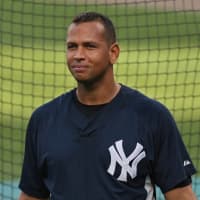<p>Alex Rodriguez during his playing days.</p>