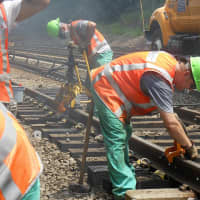 <p>Repairs are being made to about six miles of railroad track used by the New Haven Line and Harlem Line.</p>
