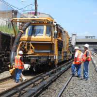 <p>Repairs are being made to about six miles of railroad track used by the New Haven Line and Harlem Line.</p>