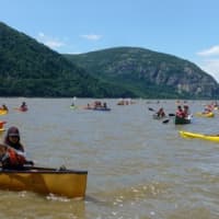 <p>Hundreds of people have been paddling down the Hudson River to honor a 400-year-old treaty between the Native Americans and settlers. The group stopped in Peekskill Monday and Croton Point Park Tuesday. </p>