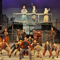 <p>The cast of &quot;Oliver&quot; at the Westchester Broadway Theatre.</p>